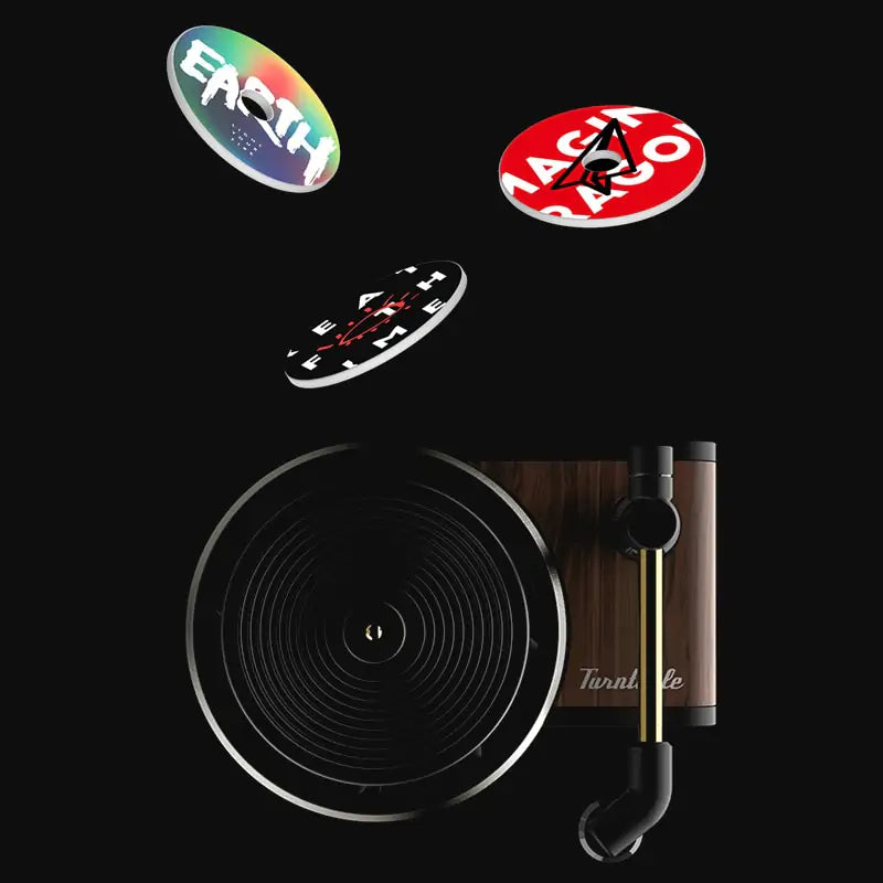 Spinning Vinyl Record Air Freshener