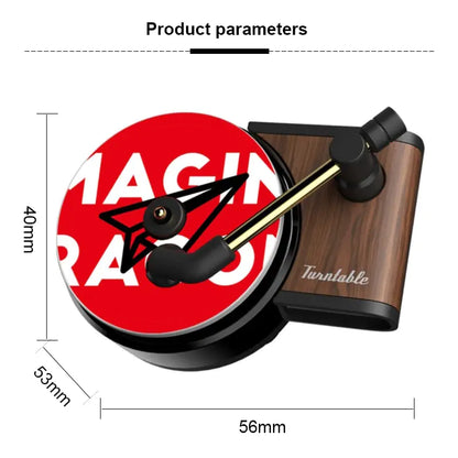 Spinning Vinyl Record Air Freshener